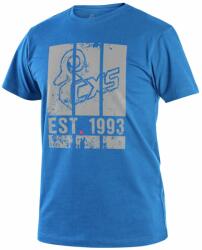 CXS Tricou cu imprimeu pentru bărbați CXS WILDER - Albastru azur | L (1610-331-416-94)