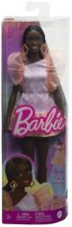 Mattel Barbie Fashionista - Afro-americana Cu Rochie Peach