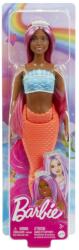 Mattel Barbie Dreamtropia - Sirena Cu Par Magenta Si Coada Portocalie