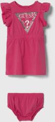 Guess baba ruha rózsaszín, mini, harang alakú - rózsaszín 88-96 - answear - 10 490 Ft