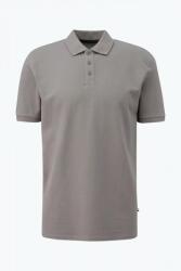 QS by s. Oliver Tricou polo barbati din bumbac croiala Regular fit gri inchis (2144368-9167-GREY-S)