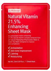 By Wishtrend Natural Vitamin 21.5 Enhancing Sheet Maszk - Fátyolmaszk Antioxidánsokkal és Vitaminokkal 23 ml