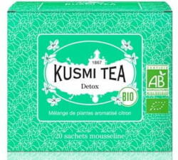 Kusmi Tea Organic Detox 20 muszlin tasak 40g