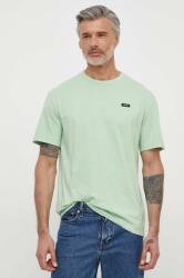Calvin Klein pamut póló fekete, férfi, sima - zöld M - answear - 15 990 Ft