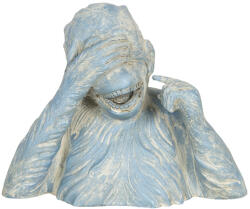 Clayre & Eef Figurina Maimuta polirasina albastra 24x11x19 cm (6PR3206)