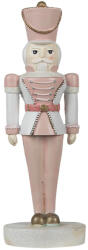 Clayre & Eef Figurina Spargatorul de Nuci polirasina alba roz 10x9x26 cm (6PR3524) - decorer