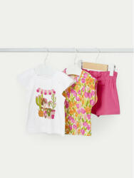 Mayoral 2 db-os póló és rövidnadrág szett 01229 Rózsaszín Regular Fit (01229)
