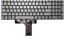 HP Tastatura pentru HP Pavilion 15-eh1557ng argintie iluminata US Mentor Premium