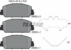 TEXTAR set placute frana, frana disc TEXTAR 2555201 (2555201)
