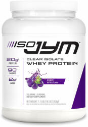 JYM Iso Jym Clear Isolate Whey Protein, Proteina Izolata Din Zer Cu Aroma Naturala De Struguri, 520 G