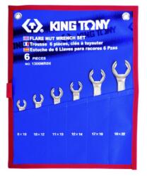 KING TONY 6 részes fékcsőkulcs készlet 8-22mm 1306MR (1306MR)