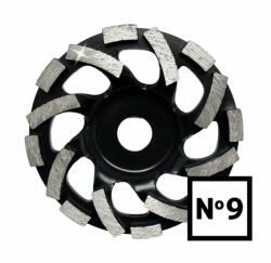 ABRABORO 125 x 22.23 mm No. 9 gyémántszemcsés betoncsiszoló (050712522006)