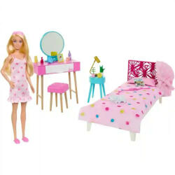 Mattel Mattel Barbie hálószoba babával (HPT55) - jatekbirodalom