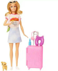Mattel Mattel Barbie utazó baba kiegészítőkkel (HJY18) - jatekbirodalom