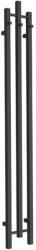 Lavita Calentador calorifer de baie decorativ 162x20.5 cm negru 5904194692216