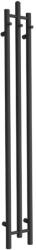Lavita Calentador calorifer de baie decorativ 162x20.5 cm negru 5904194692179