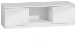 Holzmeister TV szekrény - Holzmeister - 140 cm - magasfényű fehér