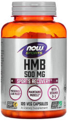 NOW HMB (Recuperare Musculara) 500 mg, NOW Foods, 120 capsule