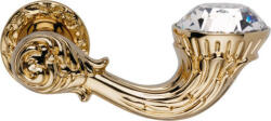 Linea Cali Brilliant Diamond francia arany körrozettás kilincsgarnitúra 1525 RB 113 OF