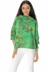 RohBoutique Bluza oversize din bumbac cu imprimeu floral, verde, ROH Br2758