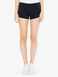 American Apparel AA7301 Női pamut short, futónadrág American Apparel, Black/Black-L (aa7301bl-bl-l)