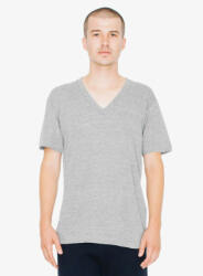American Apparel AATR461 V-nyakú unisex tri-blend rövid ujjú póló American Apparel, Athletic Grey-XL (aatr461atgr-xl)