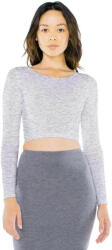 American Apparel AA8379 hosszú ujjú rövid Női top American Apparel, Heather Grey-L (aa8379hgr-l)