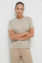Boss t-shirt női, bézs - bézs M - answear - 23 990 Ft