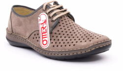Otter Pantofi de vara, piele naturala nabuc, OT 9554, gri - 44 EU