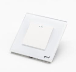 Tosyco Întrerupător simplu mecanic cu ramă sticlă [CLONE] [CLONE] (TOS-CMREV-W)