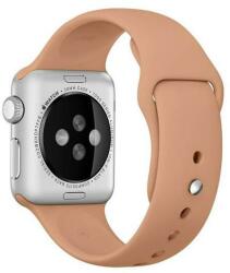 Mobile Tech Protection Curea Silicon Premium MTP Marime M pentru Apple Watch - Maro, 44mm