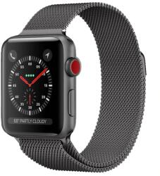 Mobile Tech Protection Curea Metalica Milanese MTP pentru Apple Watch - apple_negru, 38mm