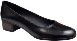 Pantofi dama casual din piele naturala Negru - STD24N - ciucaleti