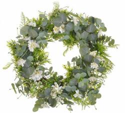 Coronita nuiele+verdeata+flori 60 cm pentru decoratiuni florale (8255)