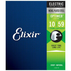 Elixir OptiWeb (19074) 7-String Light/Heavy 10-59 - elektromos húrkészlet