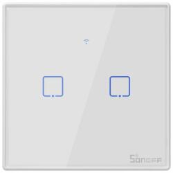 SONOFF Intrerupator Smart cu Touch WiFi + RF 433 Sonoff T2 EU TX (6920075727517)