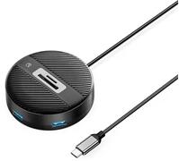 ORICO ORICO-YS5-C3-03-BK-BP Type-C 4xUSB/SD/TF USB HUB (ORICO-YS5-C3-03-BK-BP) - bestbyte