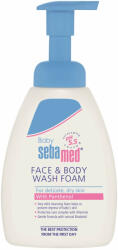 sebamed Gyermekek mosás hab az arcon és a test Baba (Face & Body Wash Foam) 400 ml