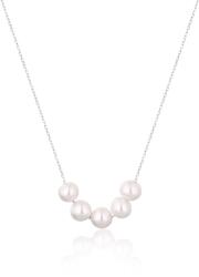 JwL Luxury Pearls Gyengéd ezüst nyaklánc valódi folyami gyöngyökkel JL0782 - vivantis