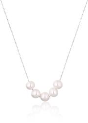 JwL Luxury Pearls Gyengéd ezüst nyaklánc valódi folyami gyöngyökkel JL0782