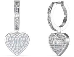Guess Csillogó acél fülbevaló Huggie Me JUBE03136JWRHT/U