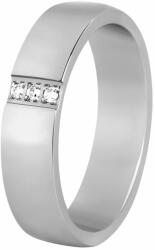 Beneto Exclusive Beneto Női acél gyűrű kristállyal SPD01 57 mm