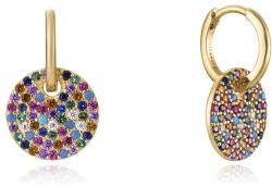 Viceroy Stílusos aranyozott karika fülbevaló medálokkal 2 az 1-ben Elegant 13071E100-39 - vivantis