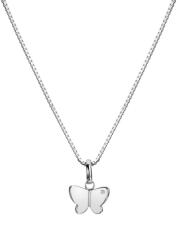 Hot Diamonds Bájos ezüst pillangó nyaklánc Flutter DP911 (lánc, medál)