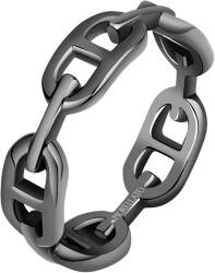Morellato Időtlen fekete acél gyűrű Catene SATX250 63 mm