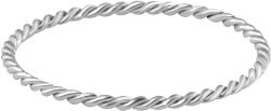 Troli Minimalista acél gyűrű Silver 61 mm