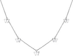 Hot Diamonds Bájos ezüst nyaklánc pillangókkal Flutter DN168/9 40-45 cm