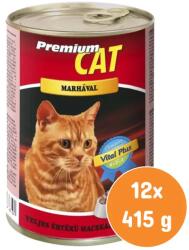 Premium Cat konzerv marhás 12x415g