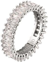 Morellato Csillogó gyűrű átlátszó cirkónium kövekkel Baguette SAVP100 54 mm