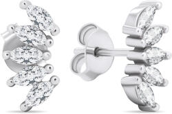 Brilio Silver Jellegzetes ezüst fülbevaló átlátszó cirkónium kövekkel EA596W - vivantis